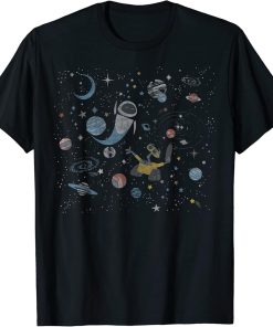 Pixar Wall-E & Eve In Space T-Shirt
